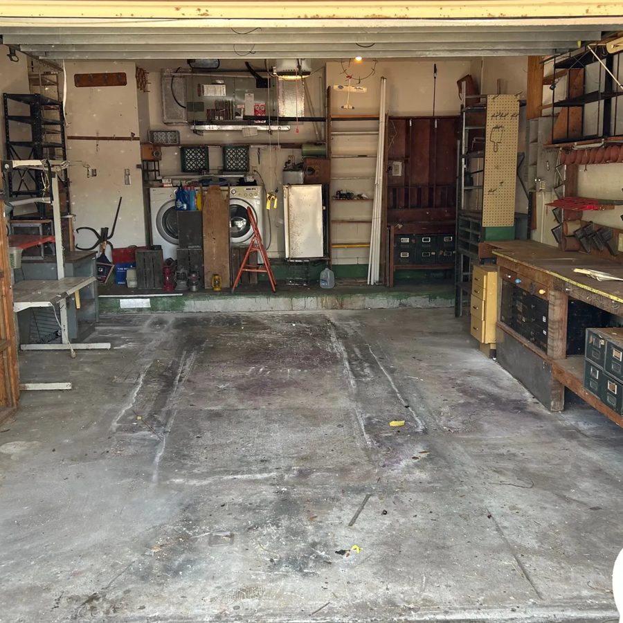 Garage junk removal, after